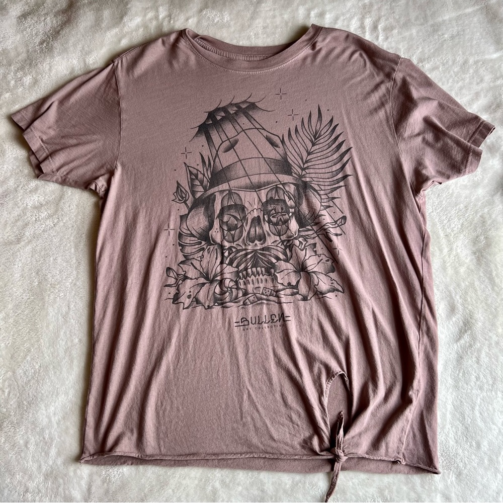 Sullen dress tee, color dusty pink, size medium